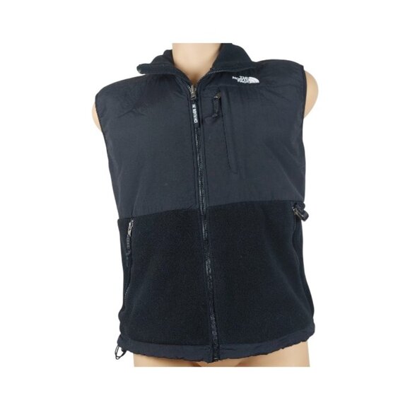 The North Face Men's Black Retro Denali Sleeveless Full Zip Fleece Vest Size L